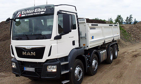 4-Achser mit Betonrecycling